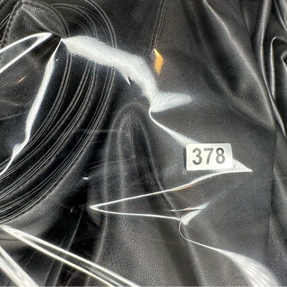 NWT Nic+Zoe Womens Black Faux Leather Knee Length Shirtdress Size Large and XL - Picture 11 of 11